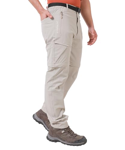 Image of Tripole Traverse Cargo Pants for Men - Convertible Trekking & Hiking Pants for Travel | Quick-Dry Lightweight Zip-Off Pants