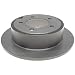 ACDelco 18A2418A Advantage Non-Coated Rear Disc Brake Rotor