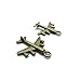 20 colgantes de bronce antiguo de 22 x 28 mm para avión, c3950