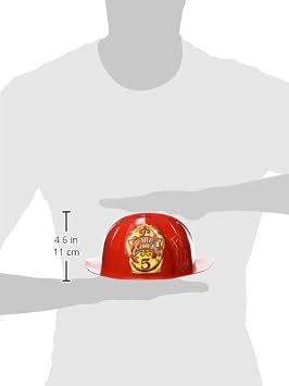 PETERKIN CLASSICS | Fire Chief Rescue Helmet | Children’s fire fighter helmet in yellow or red | Fancy Dress, Book Day, Dress-Up | Roleplay Toys | Children’s Costumes & Accessories | Ages 3+