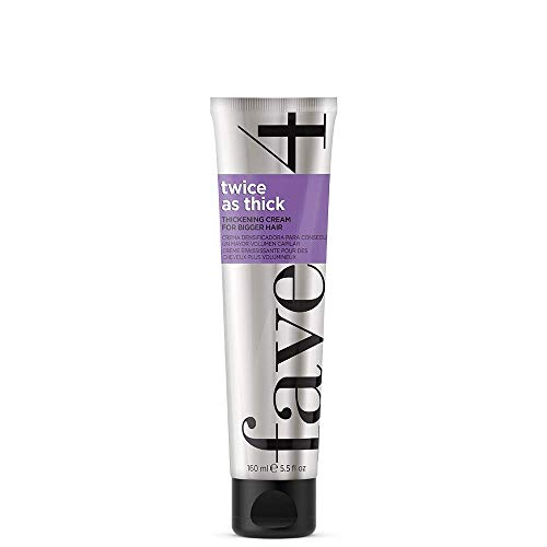 fave4 hair Twice as Thick Thickening Cream for Bigger Hair, Volume for All Hair Types, 5.5 fl oz
