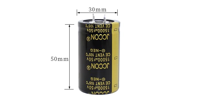 2PC 15000uf 50v JCCON Black Gold Audio Power Amplifier Filter Manufacturer Direct Selling electrolytic Capacitor 30x50