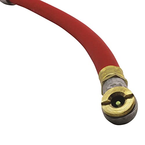 Milton S-505 Analog Tire Inflator With Pressure Gauge, 15" Hose Single Head Air Chuck, Made In Usa 10-160 Psi #TOP2