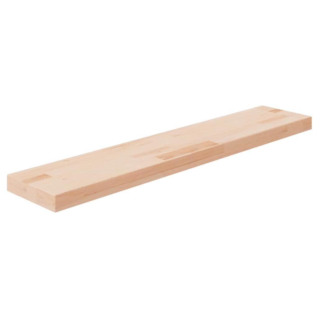 Hothingwell Panel regałowy 100x20x4 cm z nieobrobionego litego drewna dębowego, półka do przechowywania z litego dębu do dodatkowego miejsca do przechowywania, naturalna deska prezentacyjna