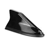 【Seguro y seguro】Antena Coche Aleta de Tiburón para usar cobre como amplificador de señal, brindándole una señal estable y más fuerte mientras conduce. El alambre estaba rodeado de caucho para evitar la oxidación. La base está equipada con pegamento especial para automóviles, proceso de pintura profesional, anillo de goma resistente al agua, resistente y duradero. No te preocupes por que se dañe.