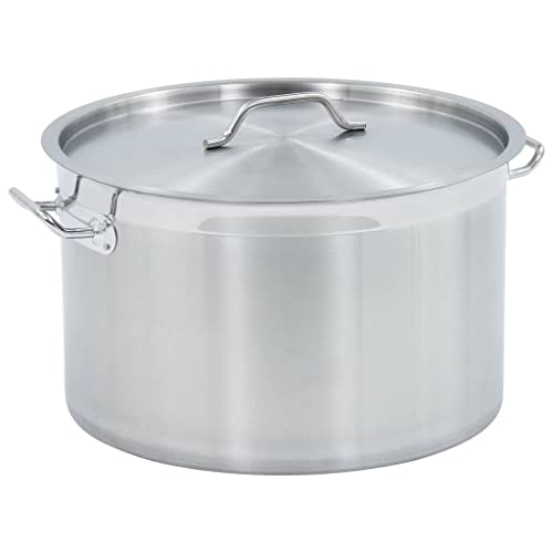 Vidaxl - Olla De Acero Inoxidable 44 L 45X28 Cm - Plateado En Oferta Suppentopf 44 L 45×28 Cm Edelstahl