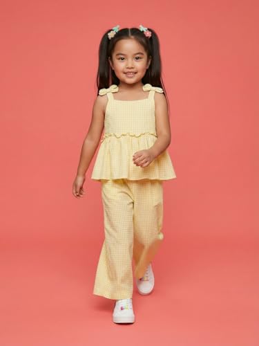 Image of Nautinati Girls Printed Top & Shorts Co-Ord Set | Age 2-10 Years