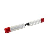 Cnwaga3 Interior Door Panel Light Courtesy Warning Lamp For Cadillac Escalade For Hummer ABS Clear + Red