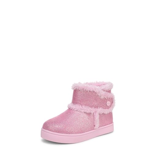 Dr. Scholl's Shoes Baby Girls Madison Play Chillin Toddler Fashion Boot, Pink Glitter, 11 Infant