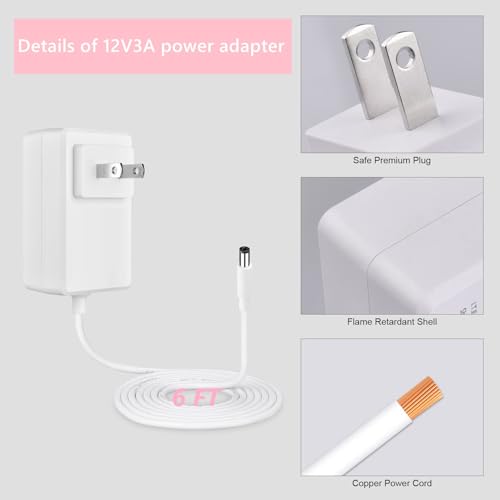 Cargador 12V compatible con extractor de leche Spectra S1, S2 miniatura 3