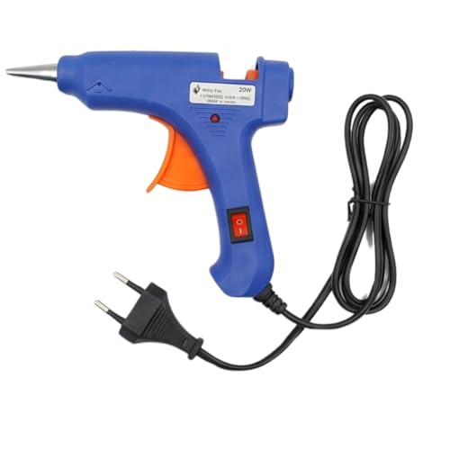 Image of Witty Fox Glue Gun 20W for DIY Arts, Crafts, School Projects, Home Repair & Decoration | Hot Melt Glue Gun | Fast Heating for Paper, Plastic, Fabric & Hobby Use
