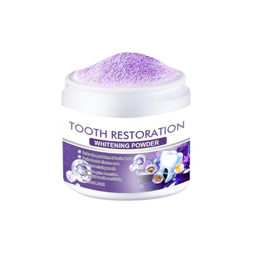 Restoration Powder, Teeth Restoration, 50g Refreshing Teeth Care Polish Powder, Effective In Strengthening Teeth And Gums, Natural Coffee Stain Remover For Protect Gums And Freshen Breath