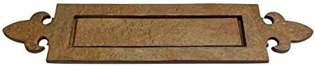 Adonai Hardware Decorative Iron Letter Plate (Rust Living Finish)
