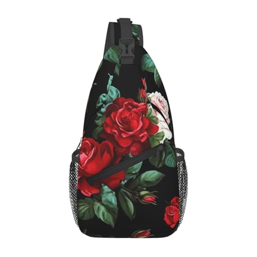 Petit sac à bandoulière homme Belle Fleur : sacoche loisir pour sports et cyclisme