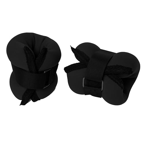 Tone Fitness Ankle/Wrist Weights, 1 lb Pair - Black