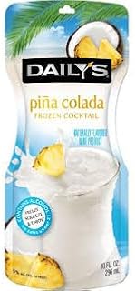 Daily's Strawberry Daiquiri Frozen Cocktail Pouch, 10 fl oz, Ready to Dr...