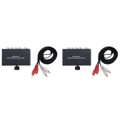 Commutateur audio bidirectionnel 4 voies pour basculer facilement entre votre PC et console
