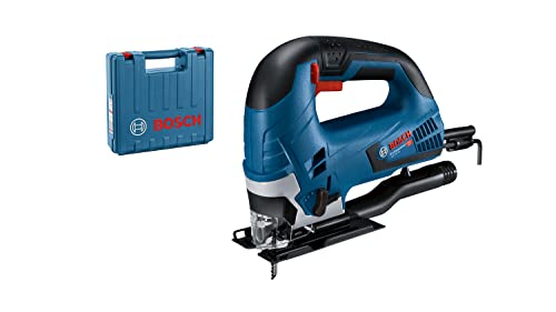 Bosch Professional 060158F002 GST 90 BE Seghetto Alternativo con 25 Lame e Valigetta, Blu