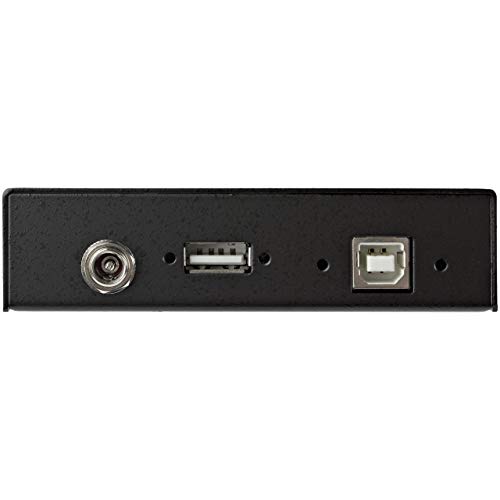 Image of StarTech.com 8 Port Serial Hub USB to RS232 /RS485 /RS422 Adapter - Industrial USB 2.0 to DB9 Serial Converter Hub - IP30 Rated - Din Rail Mountable Metal Serial Hub - 15kV ESD Protection, TAA