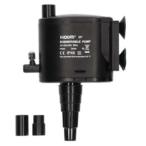 Submersible Aquarium Powerhead Pump for Fish Tank Trickle Filter with Venturi Suitable for Marine & Freshwater Tropical Aquariums (800 l/h)
