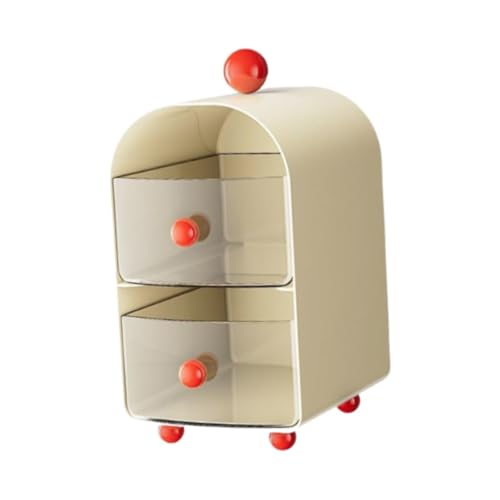 Tea Bag Organizer Tea Bag Holder with 2 Drawers Multipurpose Coffee Organizer Box for Office Home Counter Cabinet