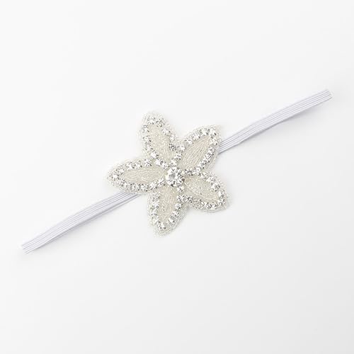 2PCS Baby Girls Star Headbands Crown Elastic Lace Band Hair Accessories For Infants Newborn Toddler Kids4