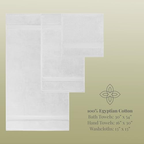 Aston & Arden Egyptian Bath Towels - (Pack of 2) Oversized Ultra Soft Thick & Absorbent, 100% Ringspun Egyptian Cotton Bathroom Towel for Spa, Hotel, 600 GSM, 30 x 54 in, Tan