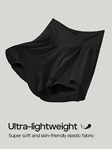 Ewedoos Athletic Shorts for Women Flowy Running Shorts for Women High Waisted Butterfly Preppy Clothes Skorts for Woman4