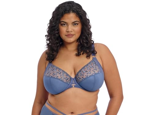 Soutien-gorge à armatures plongeant de luxe Elomi Namrah en tulle brodé