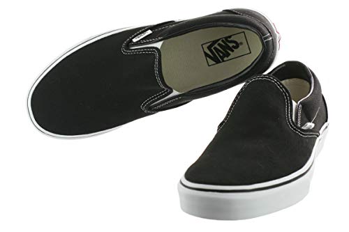 Vans Vans Unisex Classic (Checkerboard) Slip-On Skate Shoe (6 D(M) US, Black)