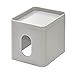 iDesign Facial Tissue Box Cover for Bathroom and Vanity Countertops The Cade Collection, 6.1