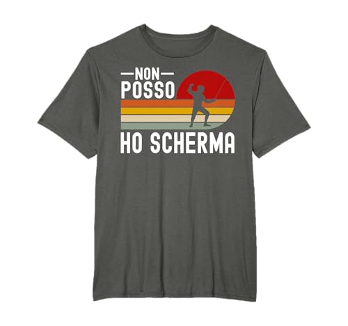 Scherma Divertenti Regali per Schermidore Schermidora Umore Maglietta