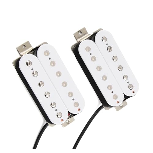 Ensemble micros guitare électrique Alnico 2 blanc premium