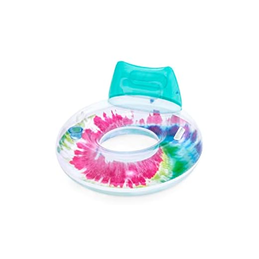 Bestway Flotador Hinchable De Playa Y Piscina Tie Dye 118X117 Cm Multicolor