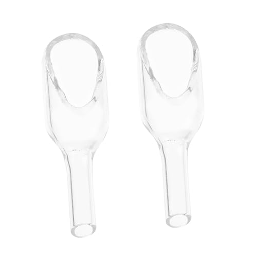 DECOMELODY 2個 ガラス製称量瓶 耐酸性透明実験用秤量漏斗 試料正確移送ラボ用器具