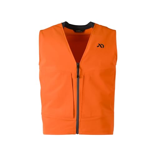 First Lite Men's Charge Hunters Orange Vest - Lightweight High-Visibility Hunting Vest