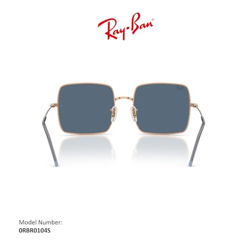 Image of Ray-Ban Sunglasses for Women - 0RBR0104S Square Reversed | Ray-Ban Sunglasses - Non-Polarized Lenses, Metal Frame Designer Sunglasses Womens