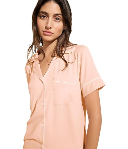 Image of Eberjey Gisele Rib Relaxed Short PJ Set