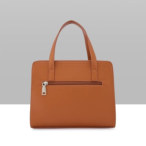 Image of Caprese Fiji Small Satchel Bag with Adjustable & Detachable Strap | Versatile Shoulder, Crossbody & Handheld Bag for Work, Travel, and Everyday Use, Spacious with Multiple Compartments