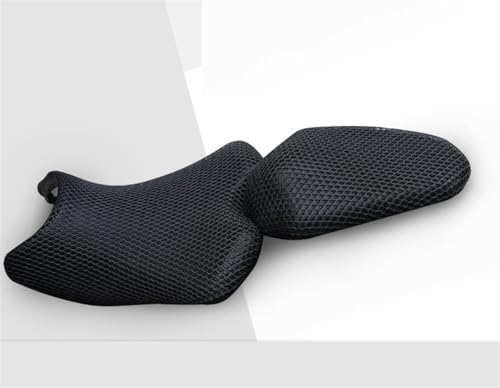 Coussin de selle moto pour Kawasaki Z900 Z400 housse en maille noire Style1