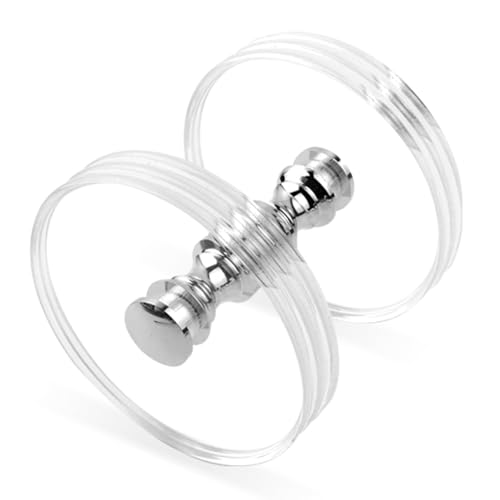 Ensemble de quincaillerie de porte transparente push-pull en acrylique durable - 2