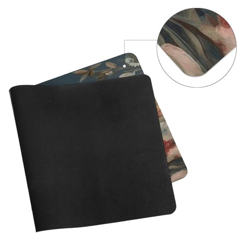 Flowers Birds desk pad grande impermeable 30x60 cm miniatura 7