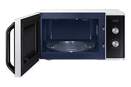 Samsung MG23K3614AW/ET Mikrowellenherd, freistehend, Dual Dial MG23K3614AW/ET, Crunch-Kochen, AutoDefrost, Mikrowelle + Grill 800 W + 1100 W, 23 l, 49 l x 27,5 h x 39 cm, weiß – Bild 4