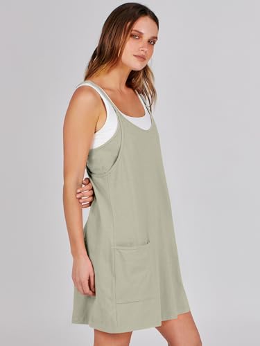Image of ANRABESS Women Athletic Dress Summer Tennis Workout Active Sports Mini Romper Dress Built in Shorts Travel Vacation Clothes