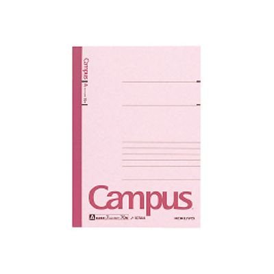 キャンパスノート(普通横罫) 3号(A5) 罫幅7mm 70枚 品番:ノ-107AN 注文番号:51125165 メーカー:コクヨ