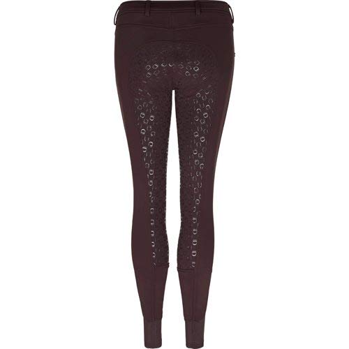 Equipage Hero Dark Port - Pantalones de equitación para mujer (talla 38)