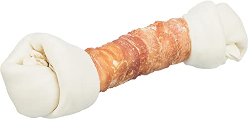 TRIXIE Glutenfreie Und Zuckerfreie Denta Fun Mega Chicken Chewing Bone, Hundeleckerli, 40 cm, 500 G - 31175