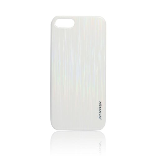  BACK CASE COVER IPHONE 5 5S RIGIDA NILLKIN BIANCA DYNAMIC COLOR TYPE SHIELD CUSTODIA WHITE