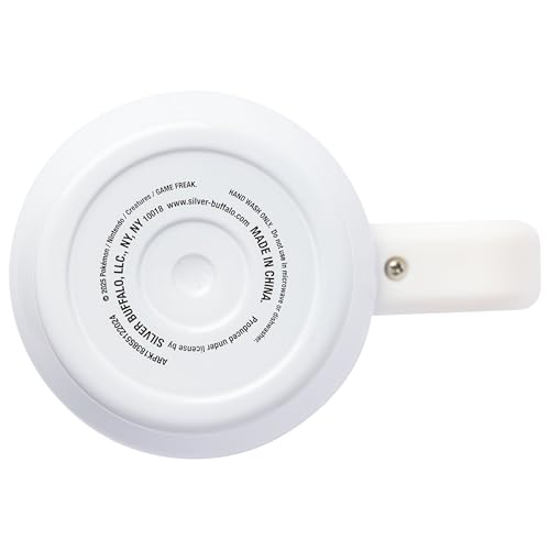 Image of Silver Buffalo Pokemon Double Walled Stainless Steel Tumbler with Handle Featuring Pikachu, Fits in Standard Cup Holder, 40 Ounces