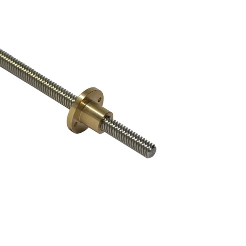 1 szt. Śruba pociągowa T10 o wysokiej precyzji ze stali 304ss z nakrętką mosiężną do drukarek 3D i prowadnic liniowych(900mm with Nut)